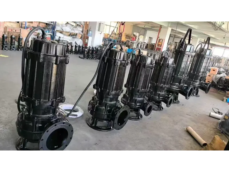 Non-clog sewage pump